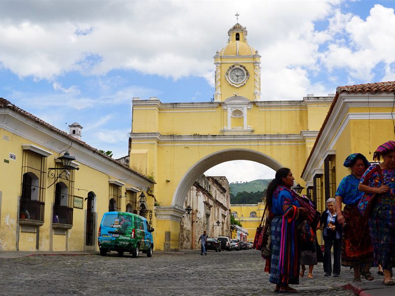 The Santa Catalina arch in Antigua Guatemala